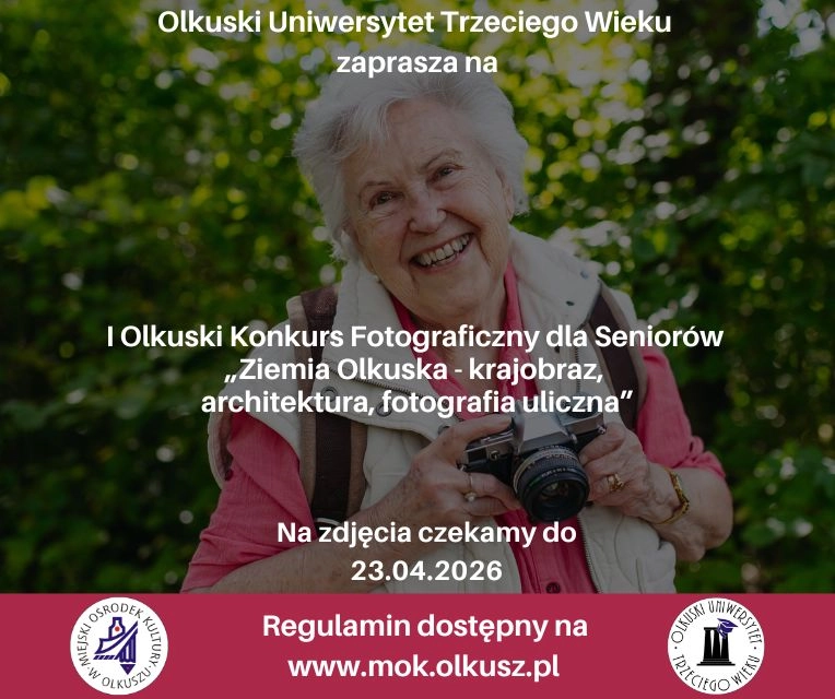I Olkuski Konkursu Fotograficzny dla Seniorów