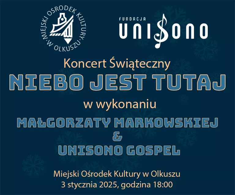 Koncert Świąteczny NIEBO JEST TUTAJ