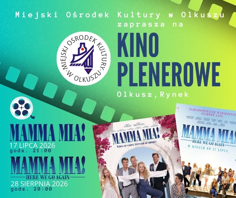 Letnie Kino Plenerowe 2026 na olkuskim Rynku