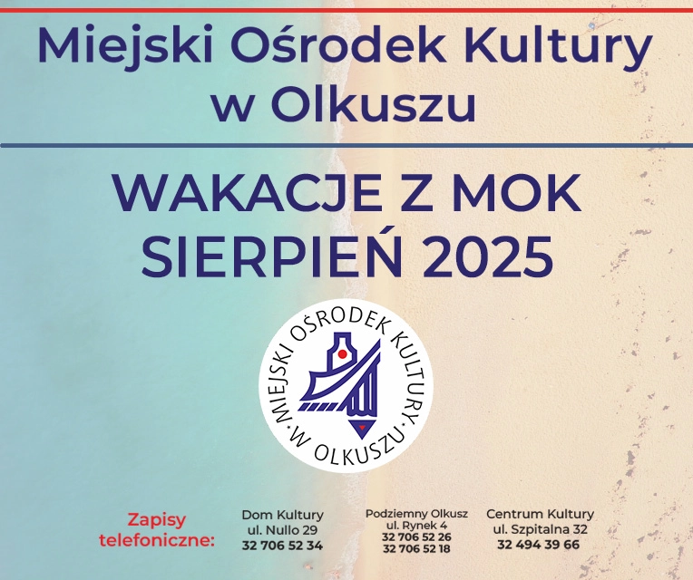 Wakacje z MOK Sierpien 2026